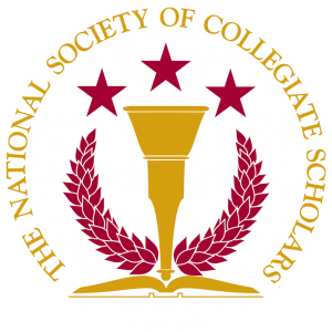 The National Society of Collegiate Scholar's logo.