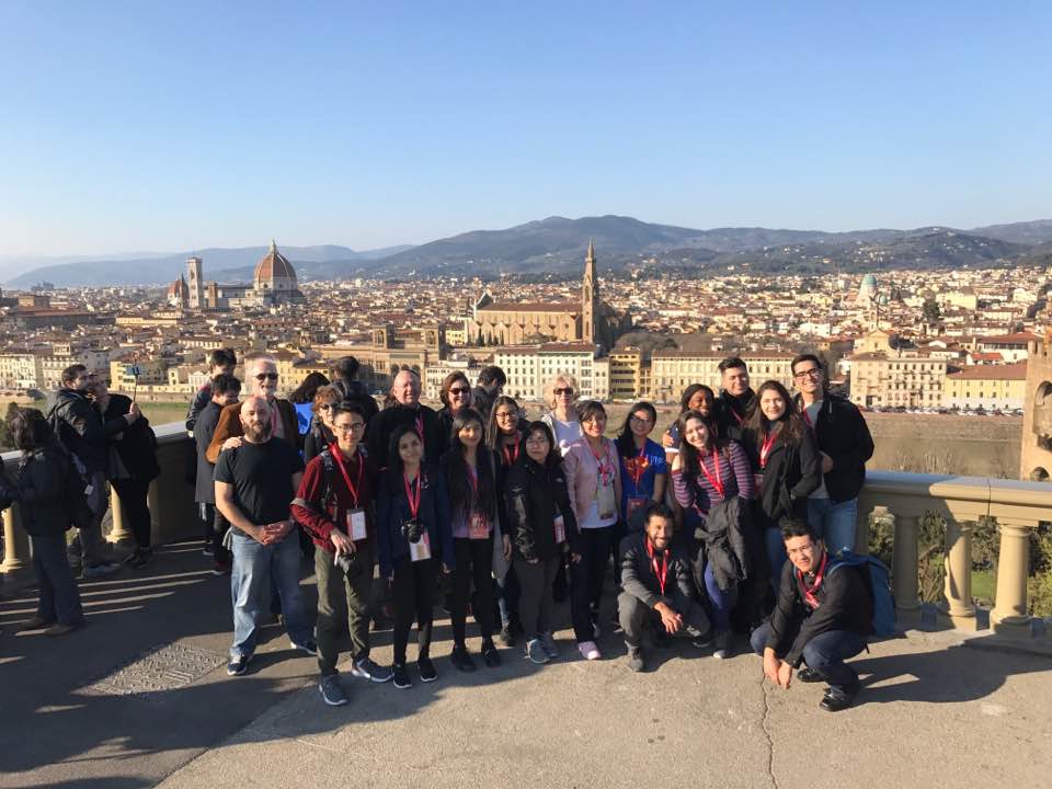HCC Honors College student visited Italy during Spring Break. The students visited cities such as Venice and Florence.
