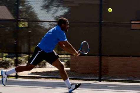 Club tennis for the match