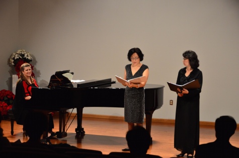 Dr. Andrea Jaber accompanied for Helen Zhang and Jane Shao.