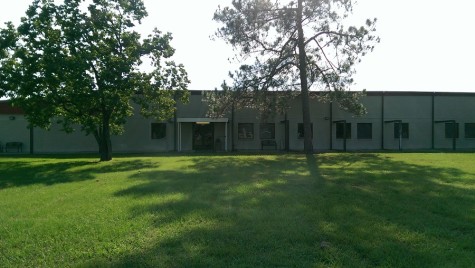 The image from August 31 shows the current North Forest campus building. 
