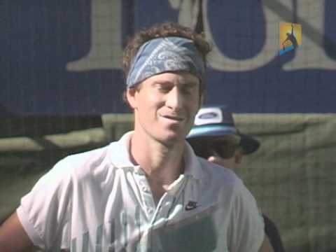 McEnroe disqualified at Australian Open.