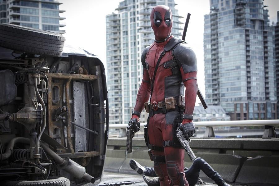 This image released by Twentieth Century Fox shows Ryan Reyonlds in a scene from the film, Deadpool. (Joe Lederer/Twentieth Century Fox Film Corp. via AP)