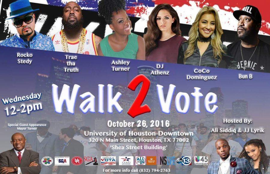 UHD held it's fourth annual Walk 2 Vote event. 