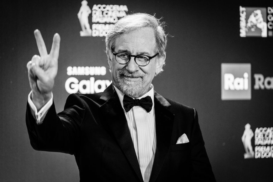 Steven Spielberg walks a red carpet  ceremony on March 21, 2018 in Rome, Italy. (Photo by Luca Carlino/NurPhoto via Getty Images)