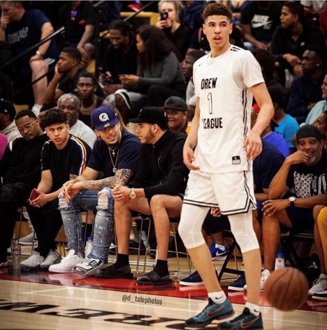 The Ball is in the court: Laker's 17-year-old son a prospective great