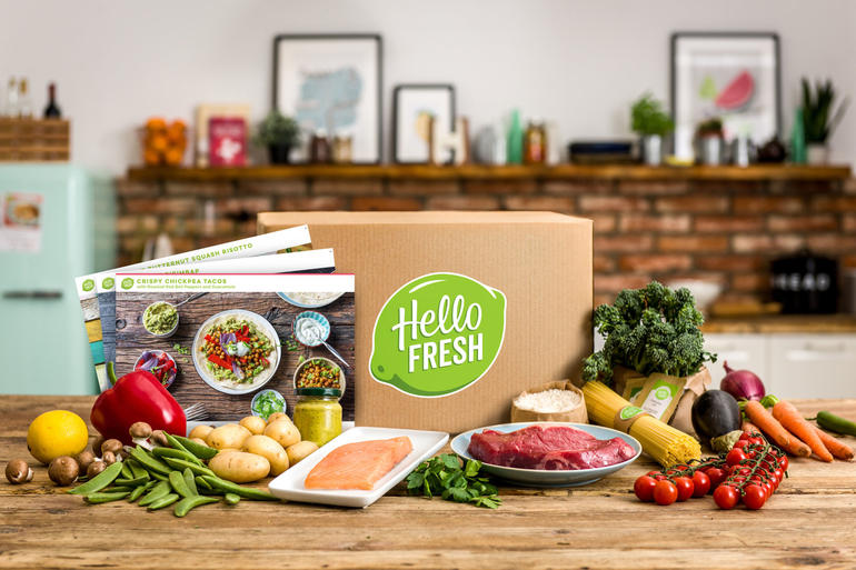 HelloFresh provides fresh ingredient boxes to millions of customers.