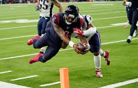 Deshaun rushes into the endzone against the Pats.