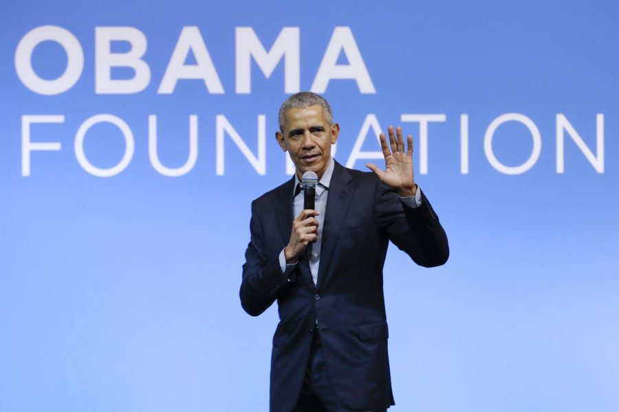 This Dec. 13, 2019 file photo shows former President Barack Obama speaking at the Gathering of Rising Leaders in the Asia Pacific, organized by the Obama Foundation in Kuala Lumpur, Malaysia. Obama will deliver a televised prime-time commencement address for the Class of 2020 during an hour-long event that will also feature LeBron James, Malala Yousafzai and Ben Platt, among others. ABC, CBS, FOX, and NBC will simultaneously air the special May 16 at 8 p.m. Eastern, along with more than 20 other broadcast and digital streaming partners, according to the announcement Tuesday from organizers. (AP Photo/Vincent Thian, File)