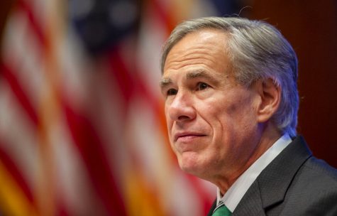 Texas Gov. Greg Abbott announced his plan to reopen the state's economy amid the coronavirus pandemic, Tuesday, May 5, 2020, in Austin. (Ricardo B. Brazziell/Austin American-Statesman via AP)
