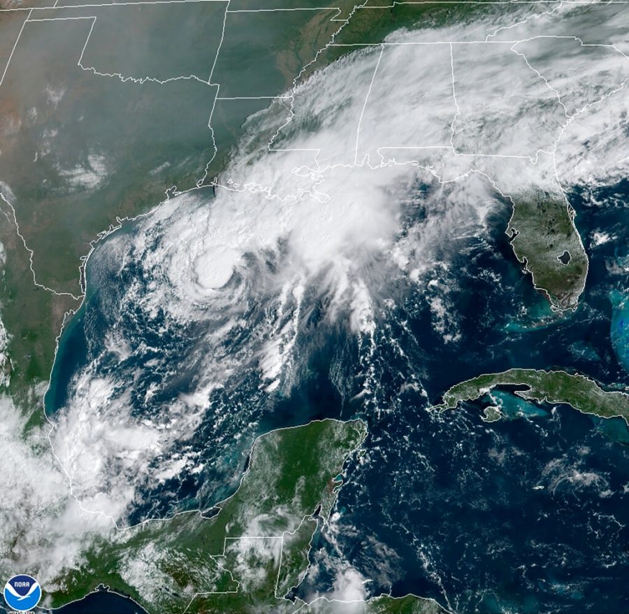 This+GOES-16+GeoColor+satellite+image+taken+Saturday%2C+Sept.+19%2C+2020%2C+and+provided+by+NOAA%2C+shows+Tropical+Storm+Beta%2C+center%2C++in+the+Gulf+of+Mexico.++A+hurricane+watch+is+in+effect+Saturday+for+coastal+Texas+as+Tropical+Storm+Beta+gains+strength.++A+storm+surge+watch+and+a+tropical+storm+watch+are+also+in+effect+for+the+area+during+an+exceptionally+busy+Atlantic+hurricane+season.++%28NOAA+via+AP%29