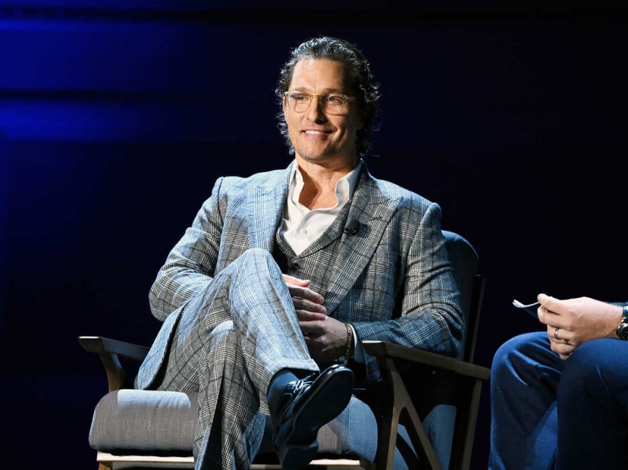 NEW YORK, NEW YORK - FEBRUARY 29: Matthew McConaughey speaks onstage during HISTORYTalks Leadership & Legacy presented by HISTORY at Carnegie Hall on February 29, 2020 in New York City. (Photo by Noam Galai/Getty Images for HISTORY)