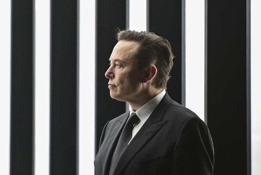 Elon Musk, Tesla CEO, attends the opening of the Tesla factory Berlin Brandenburg in Gruenheide, Germany, March 22, 2022. 