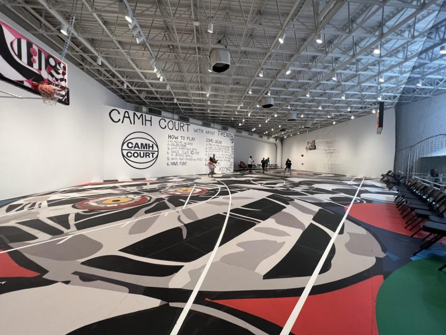 CAMH Basketball Court its is wide angle open to all