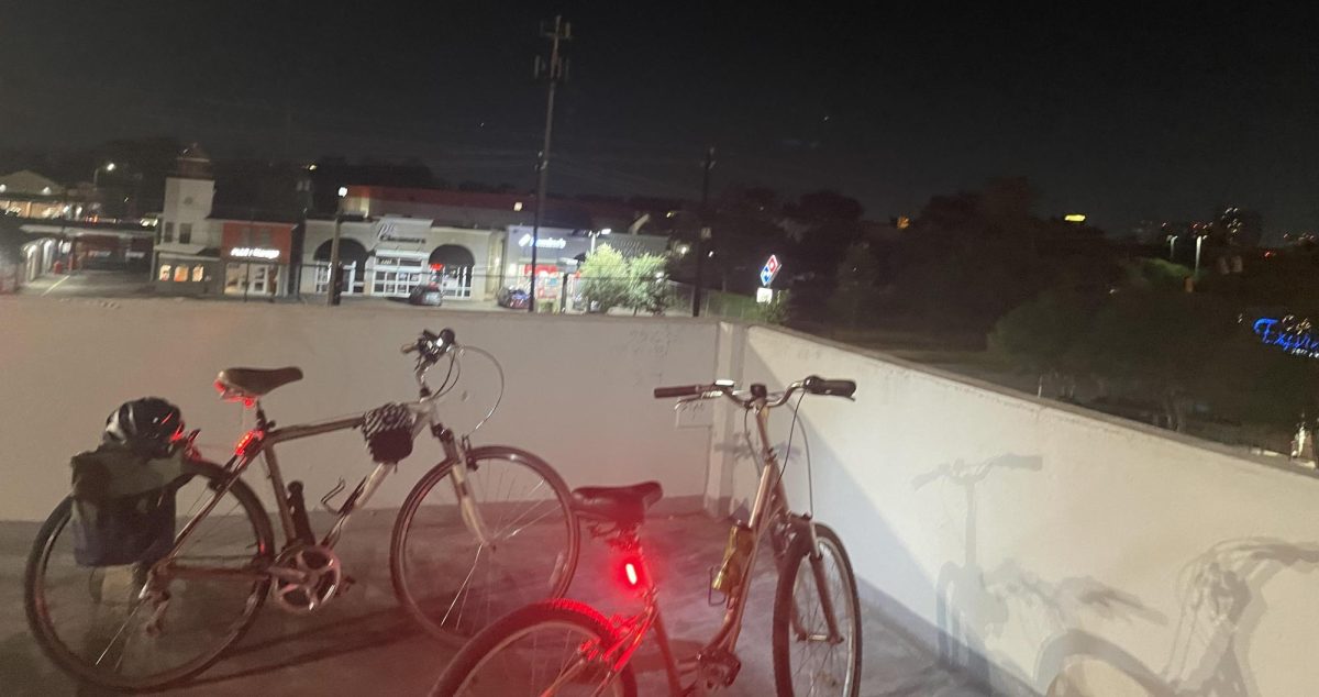 Top of Wells Fargo Parking Garage on West Gray St.