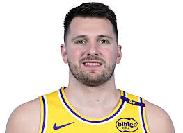 Luka Doncic in a Lakers uniform