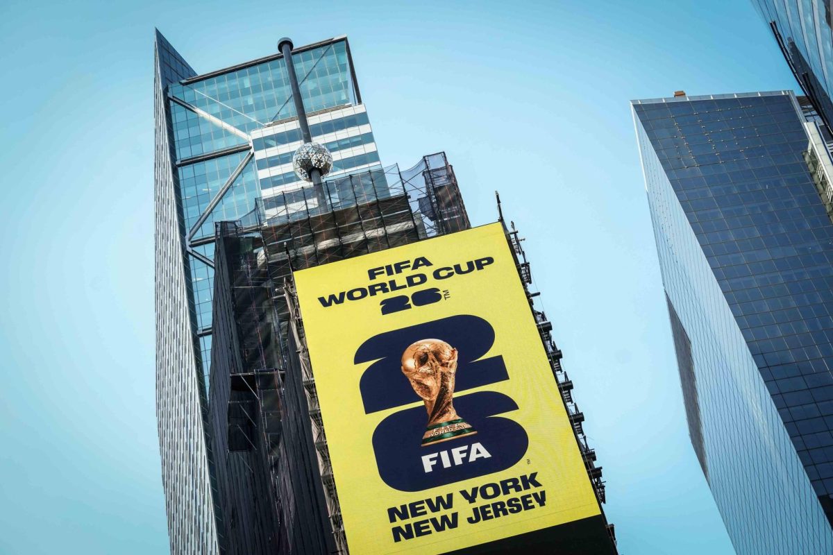 2026 World Cup logo reveals in New York, New York Mayor Office