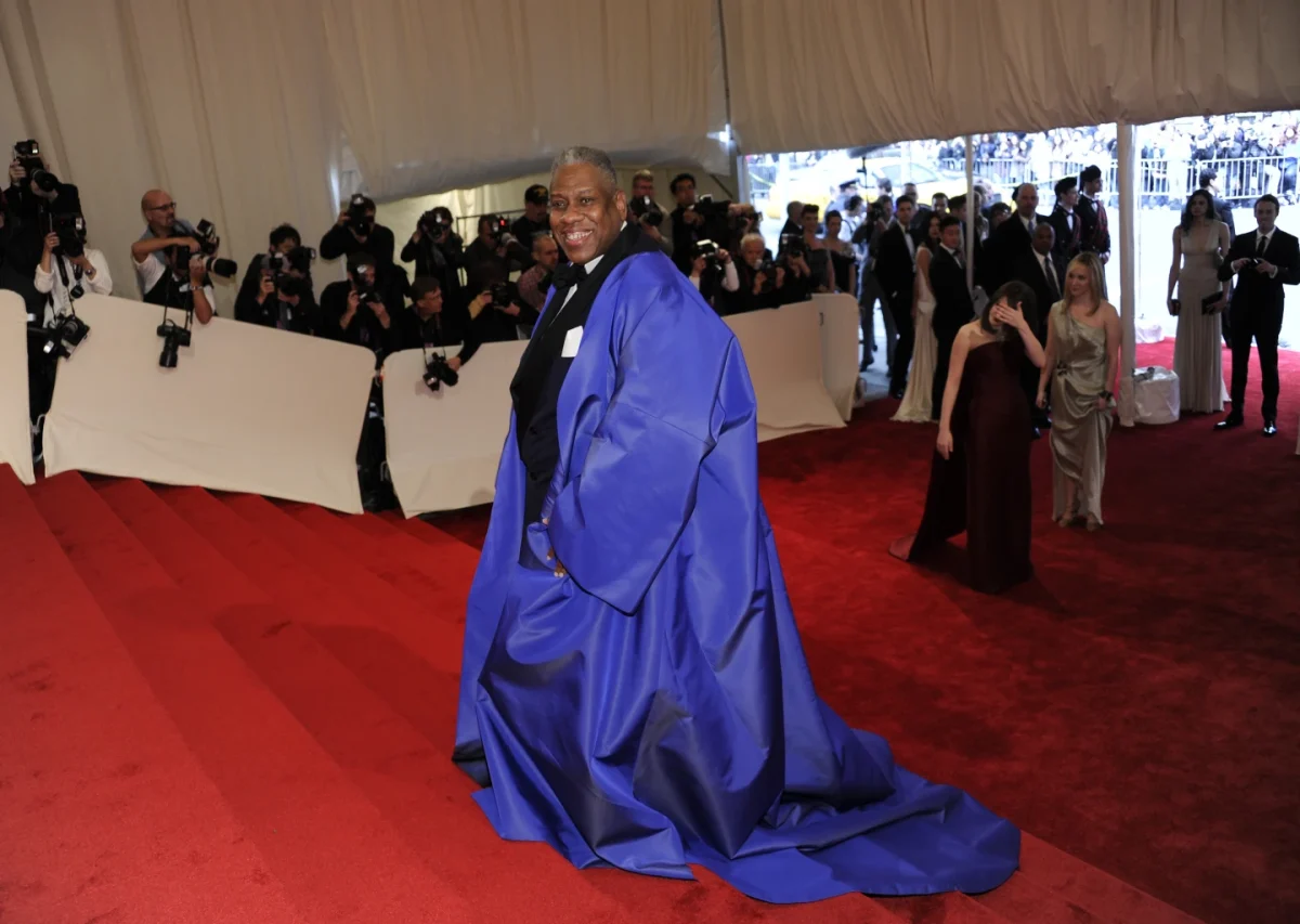 Andre Leon Talley arrives at the Metropolitan Museum of Art Costume Institute gala benefit on May 2, 2011 in New York.