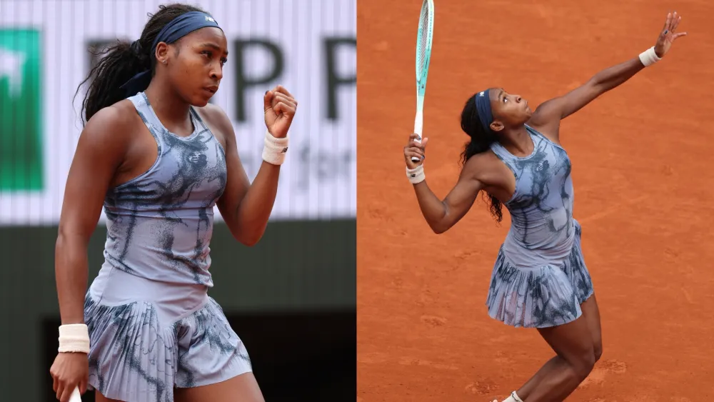At French Open, Coco Gauff’s serve is not at its best but she gets the breaks for a win