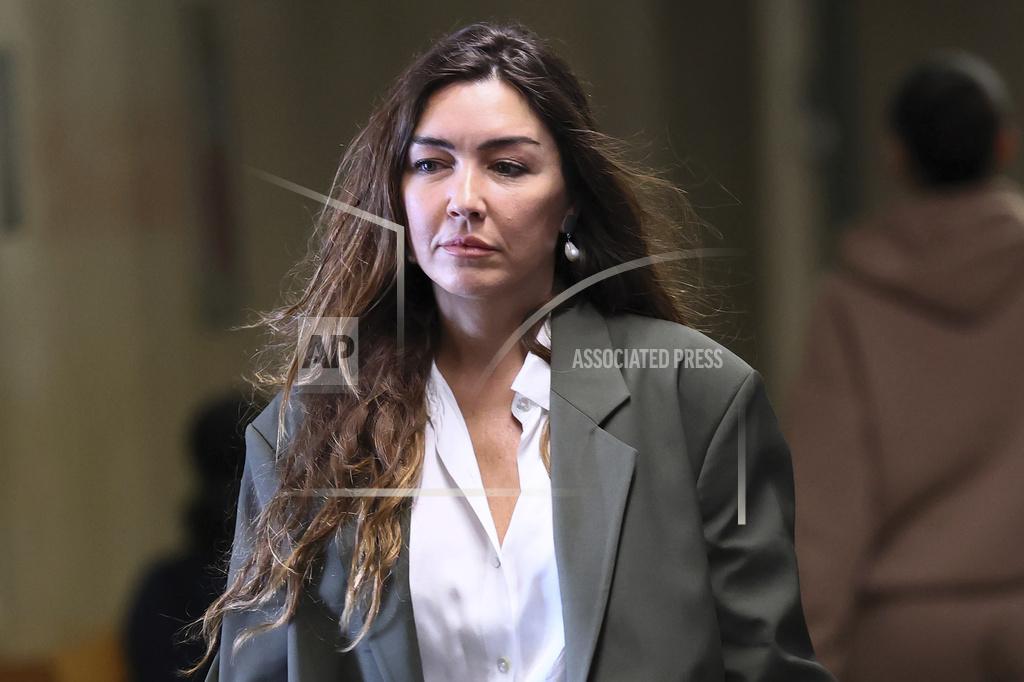 Witness Mimi Haley arrives to testify in the case against former film producer Harvey Weinstein at state court in Manhattan, Thursday, May 1, 2025 in New York.