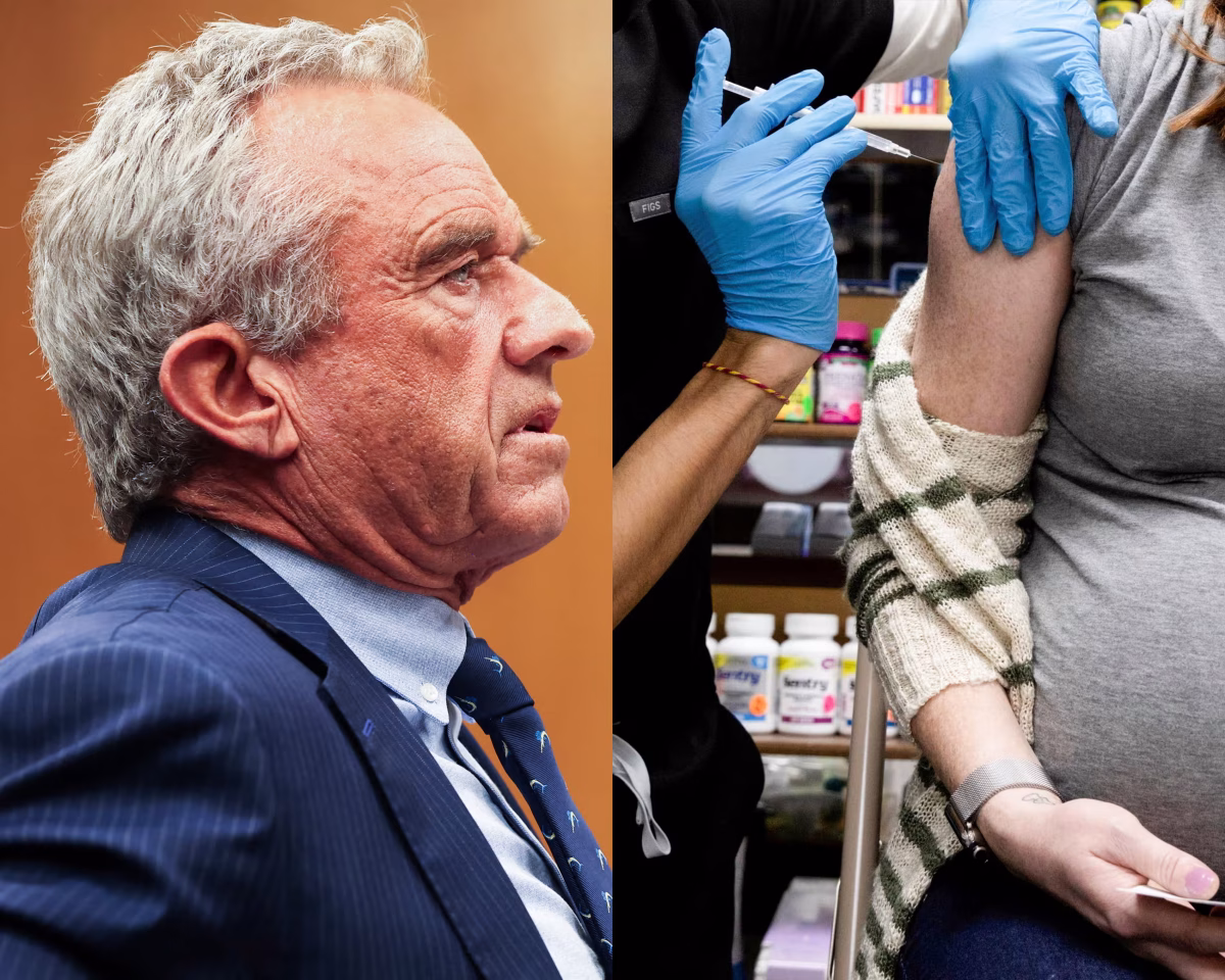 Robert F Kennedy Jr has removed Covid-19 boosters from the recommended vaccine schedule for pregnant women.