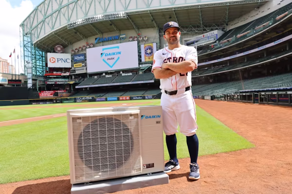 Astros great Jose Altuve named Daikin Park Brand Ambassador.