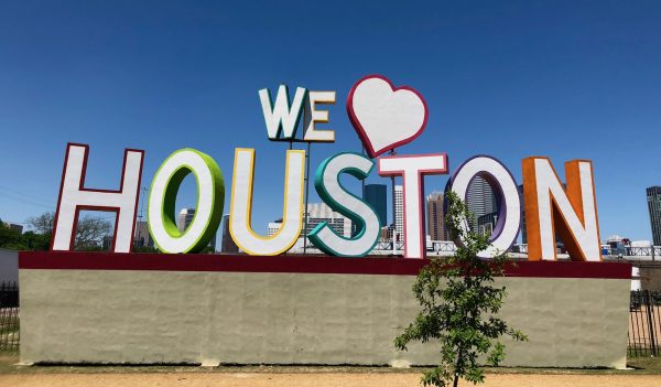 Sign at 8th Wonder Brerwery in Houston, Texas.