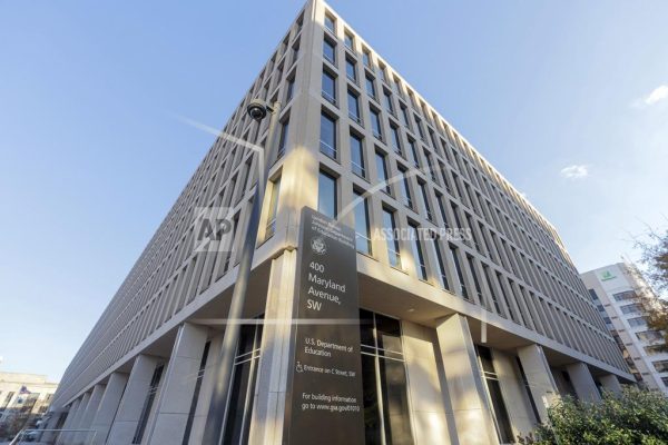 FILE - The U.S. Department of Education building is seen in Washington, Dec. 3, 2024.