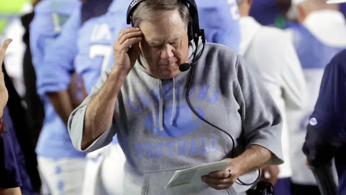 Bill Belichick upset by UNC first loss of the season against TCU Horned Frogs