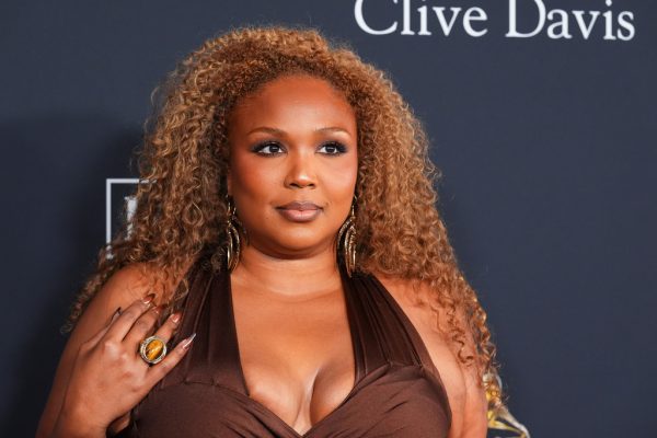 Lizzo arrives at the Pre-Grammy Gala on Saturday, Jan. 31, 2026, at the Beverly Hilton Hotel in Beverly Hills, Calif. (AP Photo/Chris Pizzello)